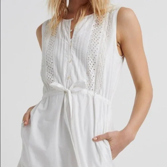 👗NWOT 🏷 LUCKY BRAND SOPHIA DRESS Crew neck, sleeveless. - Picture 4 of 9